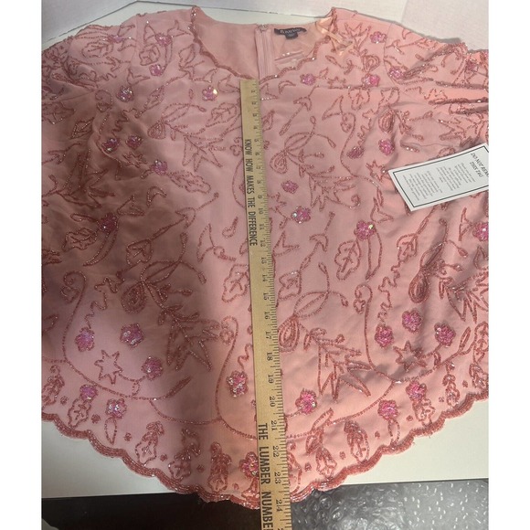 Roaman's Women's‎ Plus Size Pink Floral Embroidered ~Tunic Top~26W~NWT - Picture 8 of 8